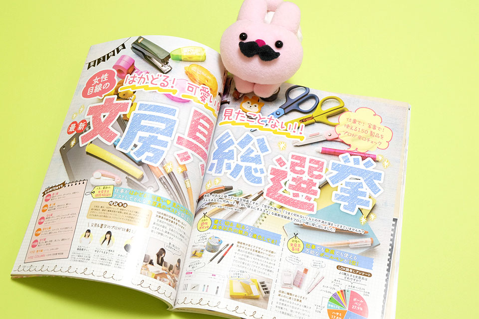 【掲載情報】テストする女性誌LDK4月号に掲載されました!